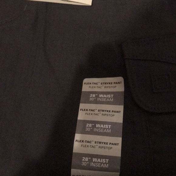 5.11 Tactical Series Men’s Pants Cargo Size 28” x30 Adjustable Waist Tan - Picture 4 of 6